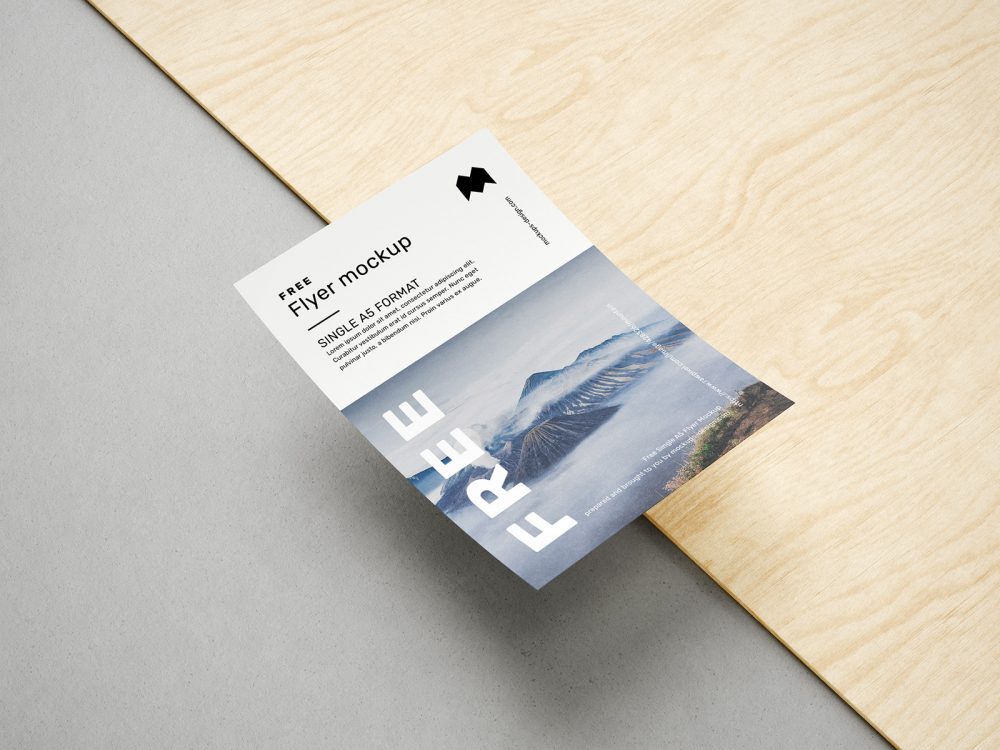 Free A5 Flyer Mockup