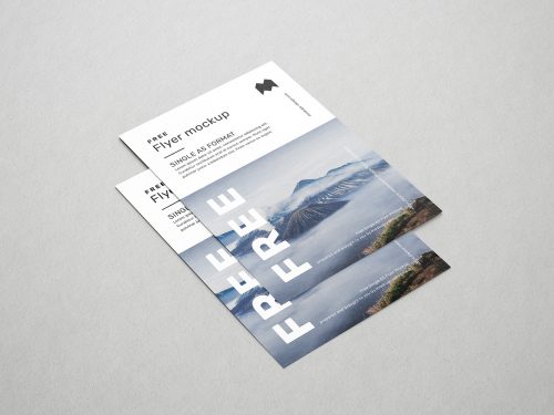 Free A5 Flyer Mockup
