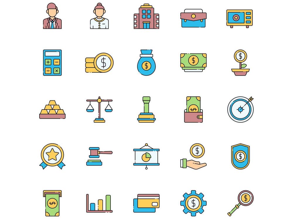 Free Banker Vector Icons