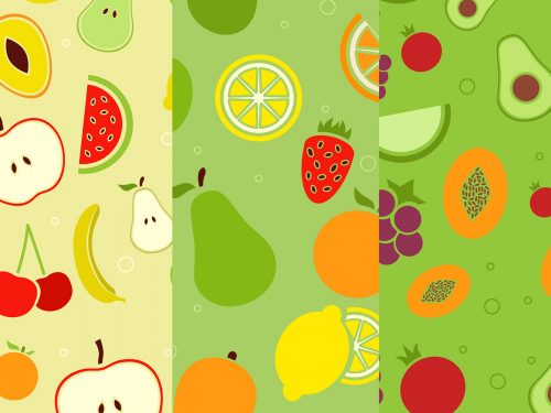 Free Fruit Vector Pattern
