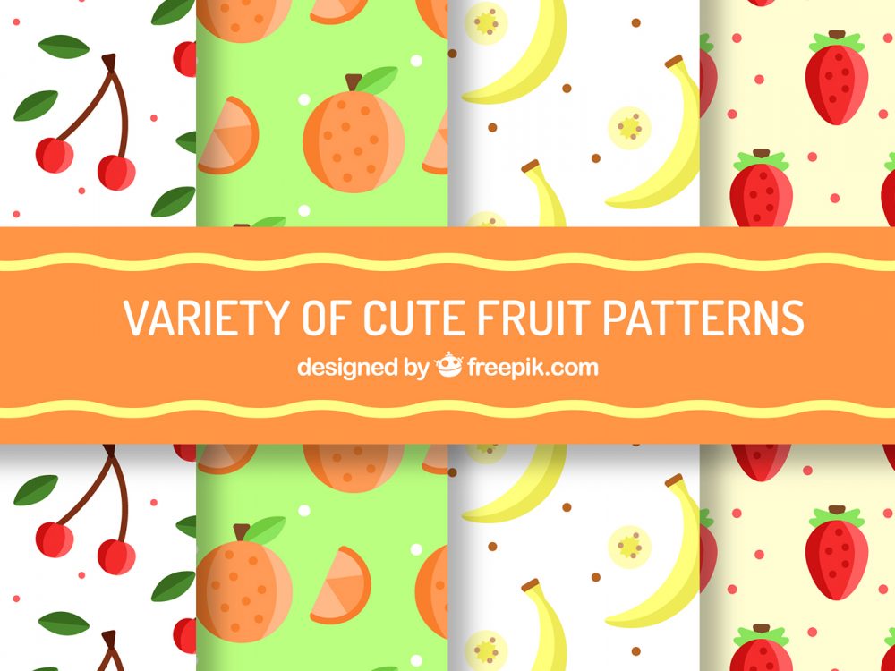 Free Fruit Vector Pattern