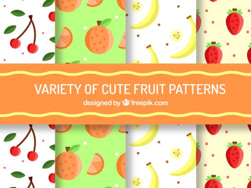 Free Fruit Vector Pattern