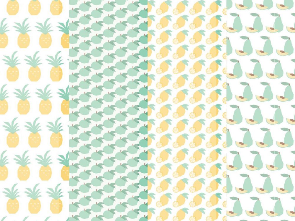 Free Fruit Vector Pattern