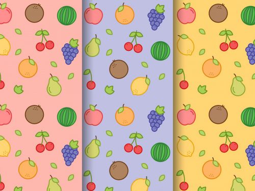 Free Fruit Vector Pattern