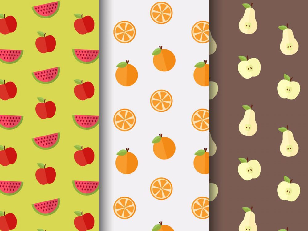 Free Fruit Vector Pattern