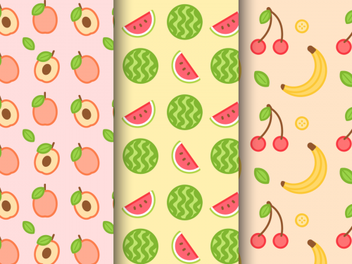 Free Fruit Vector Pattern