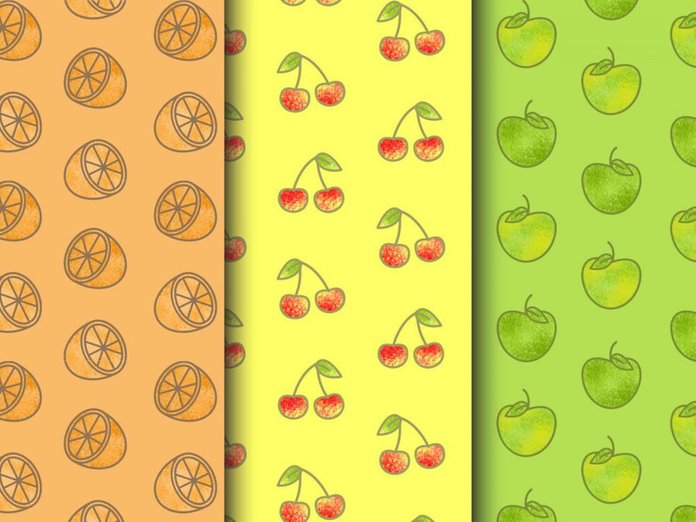 Free Fruit Vector Pattern