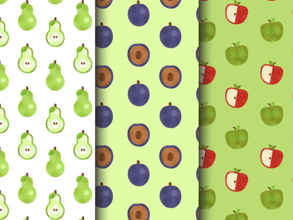Free Fruit Vector Pattern