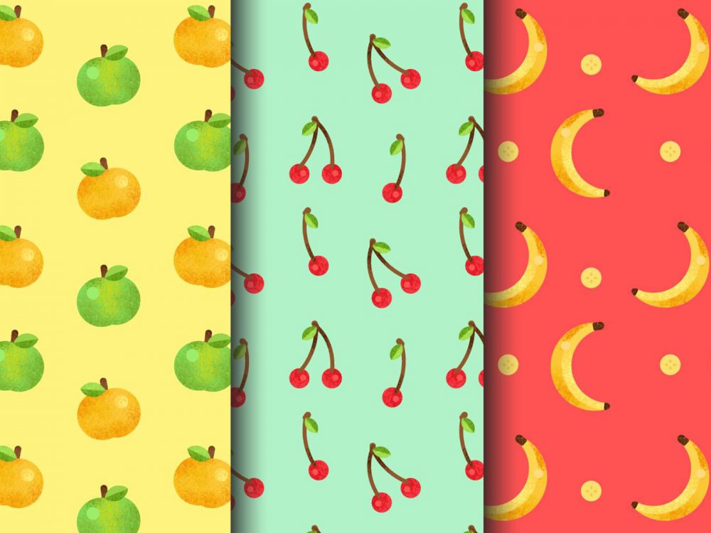 Free Fruit Vector Pattern