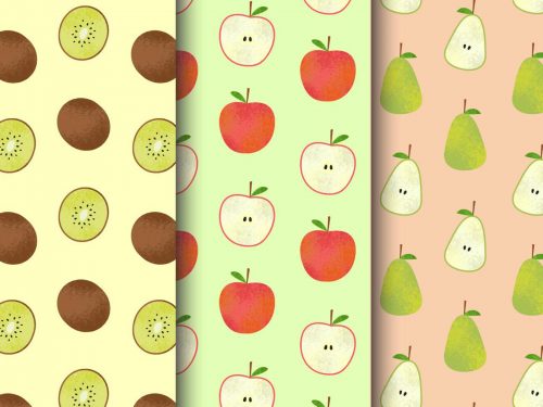 Free Fruit Vector Pattern