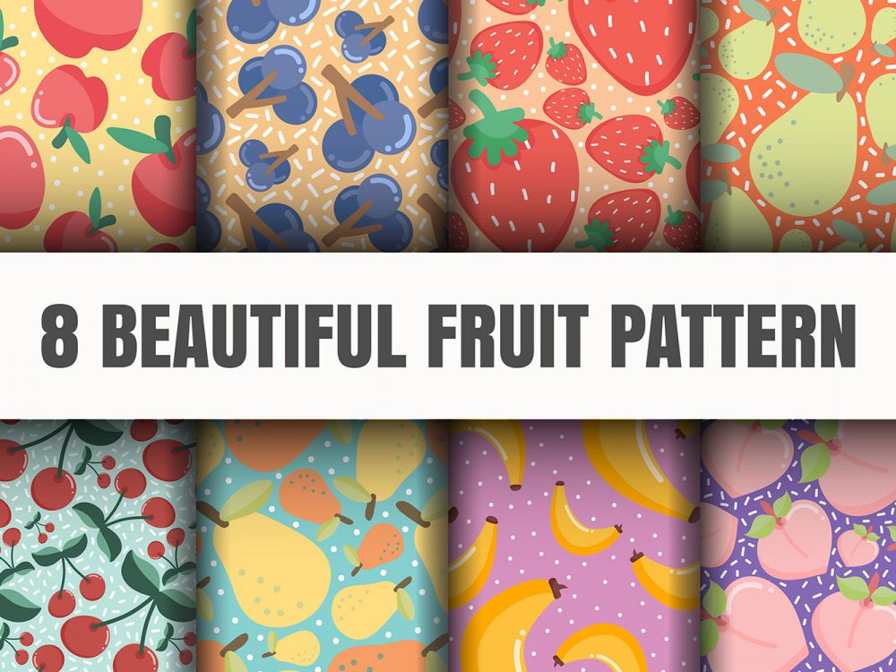 Free Fruit Vector Pattern
