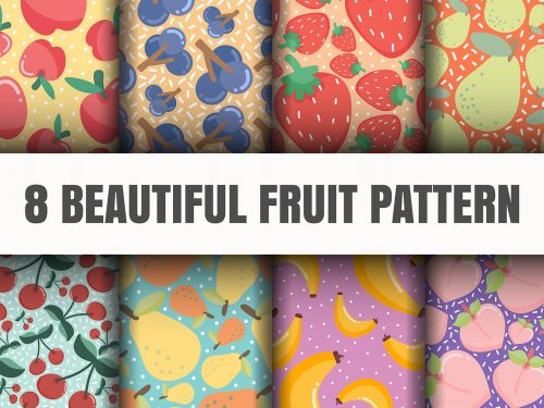 Free Fruit Vector Pattern