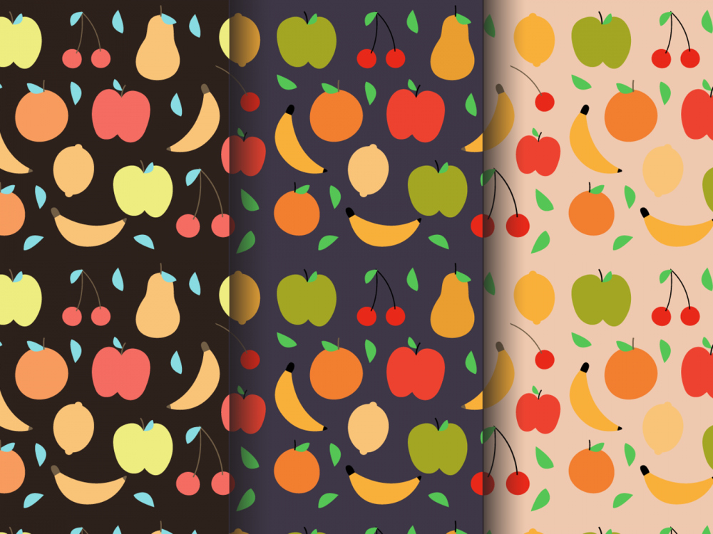 Free Fruit Vector Pattern
