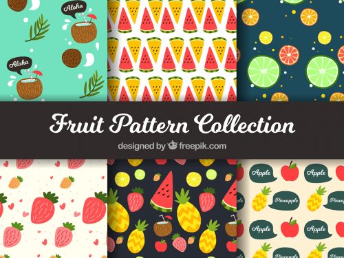 Free Fruit Vector Pattern