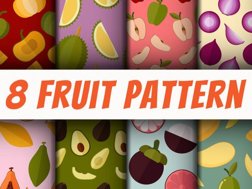 Free Fruit Vector Pattern