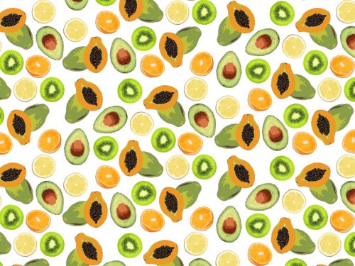 Free Fruit Vector Pattern