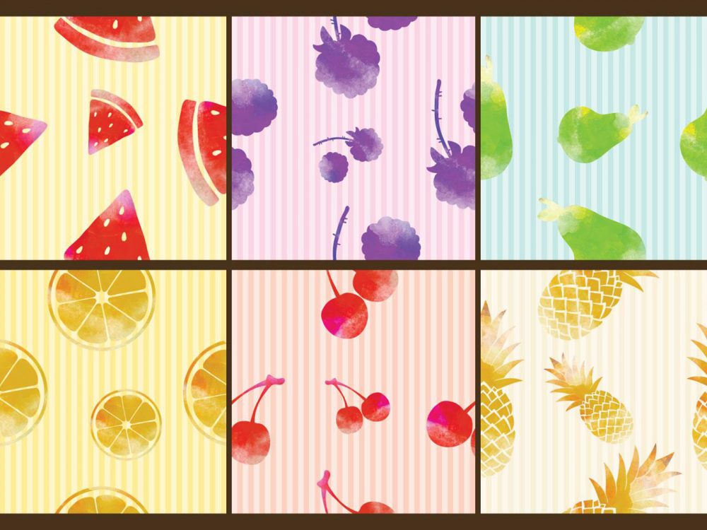 Free Fruit Vector Pattern