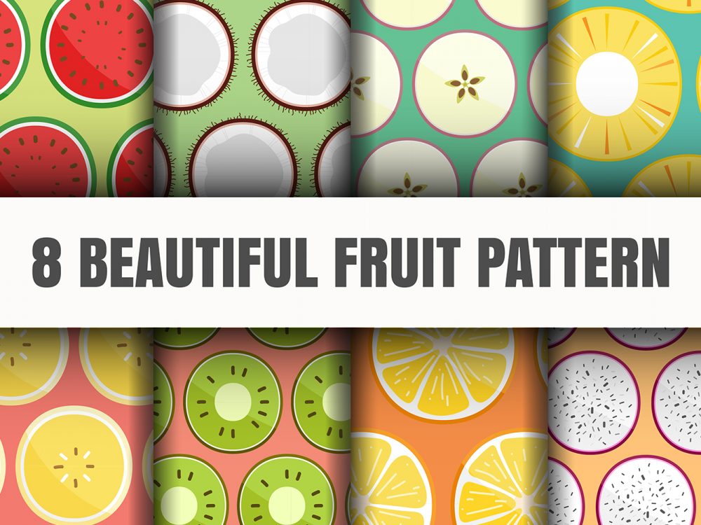 Free Fruit Vector Pattern