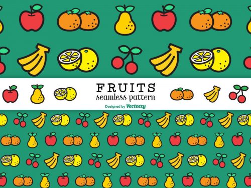 Free Fruit Vector Pattern