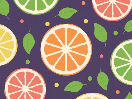 Free Fruit Vector Pattern