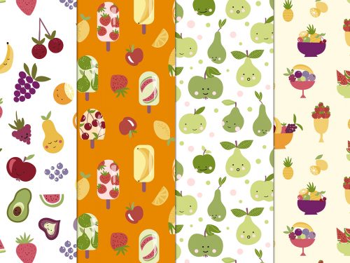 Free Fruit Vector Pattern