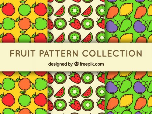Free Fruit Vector Pattern