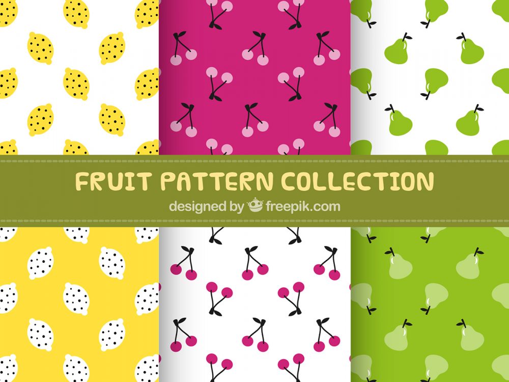 Free Fruit Vector Pattern