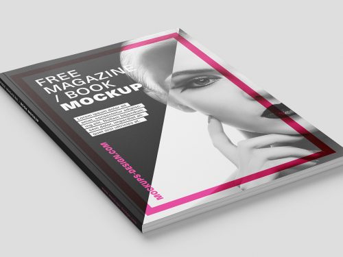 Free Magazine Mockup PSD