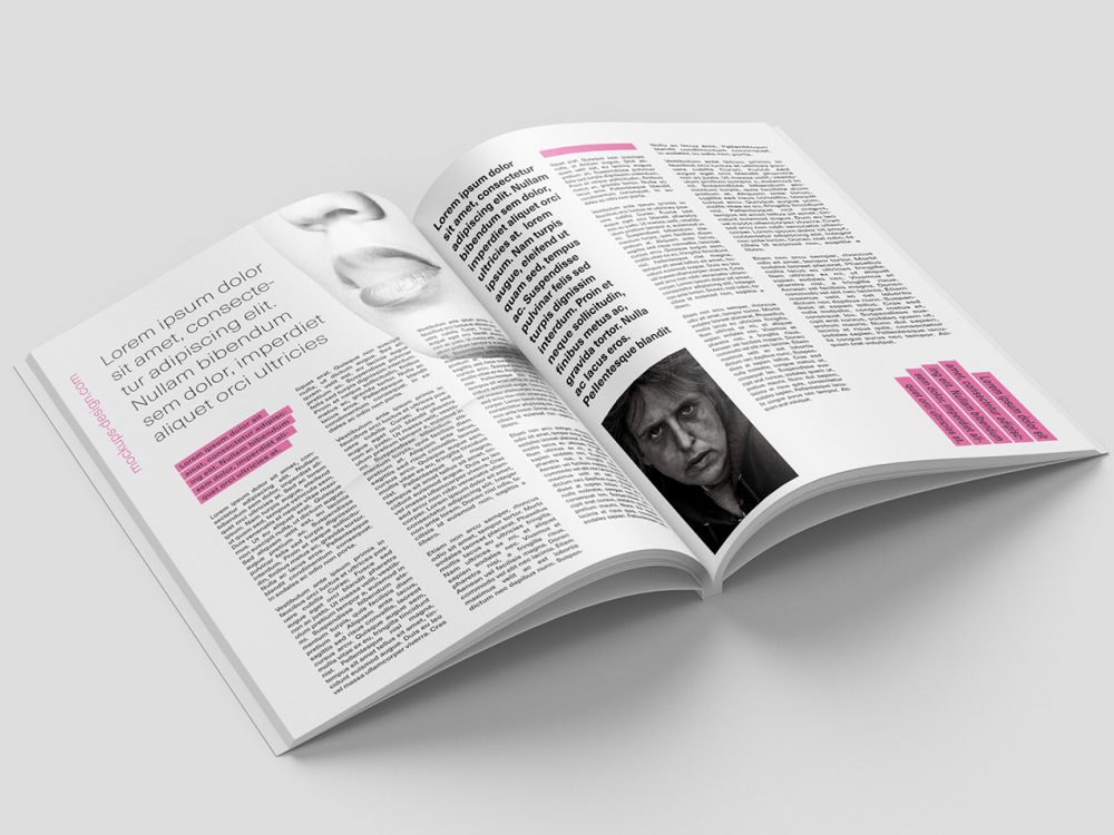 Free Magazine Mockup PSD