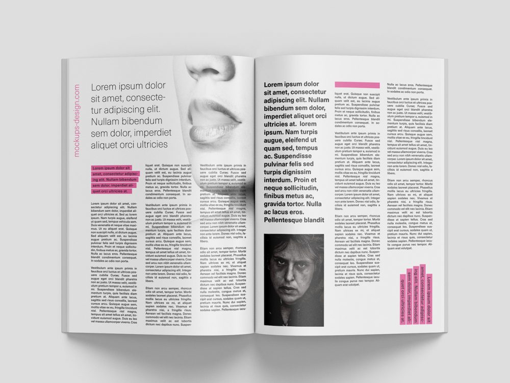 Free Magazine Mockup PSD