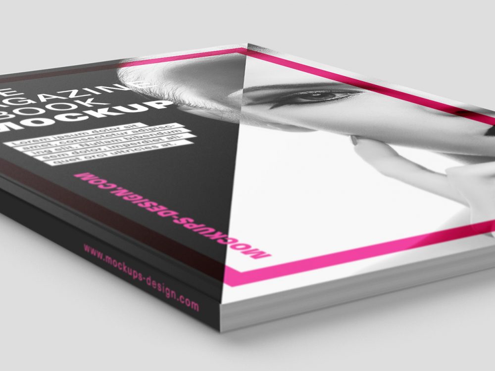 Free Magazine Mockup PSD