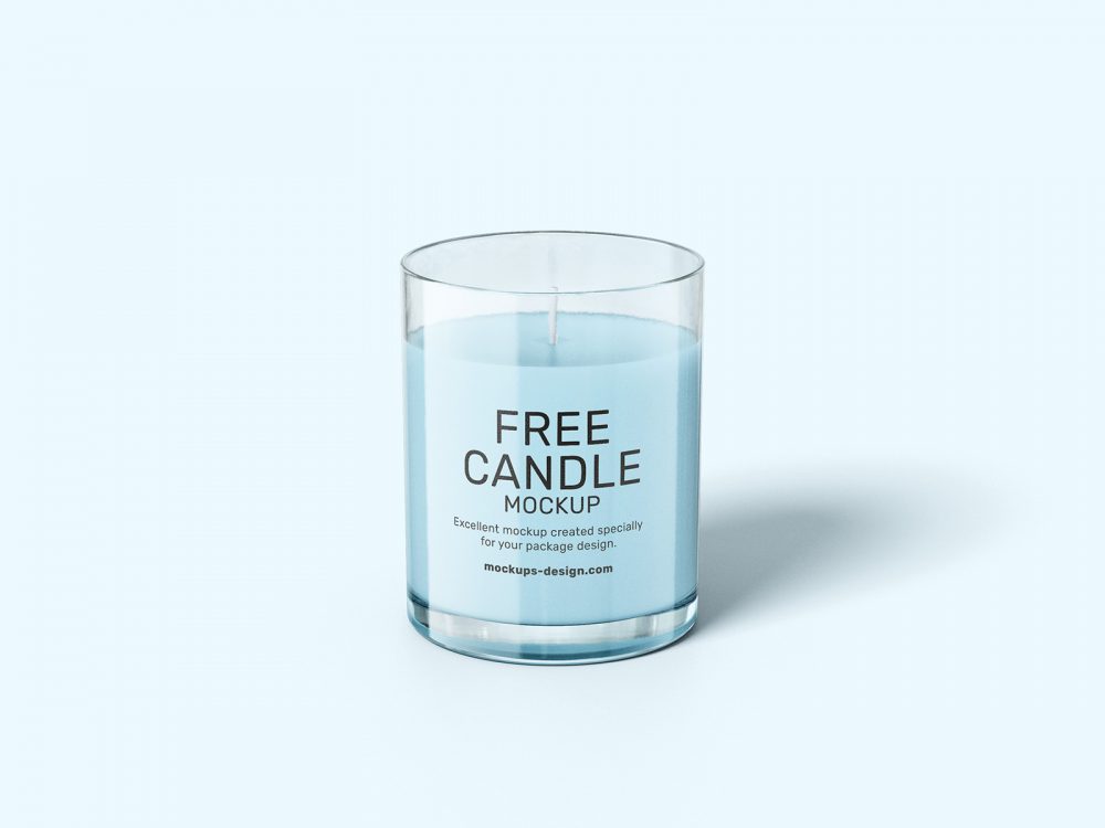 Free Сandle Mockup
