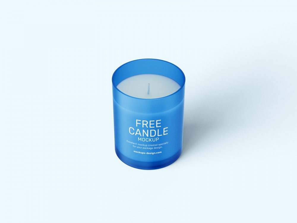 Free Сandle Mockup