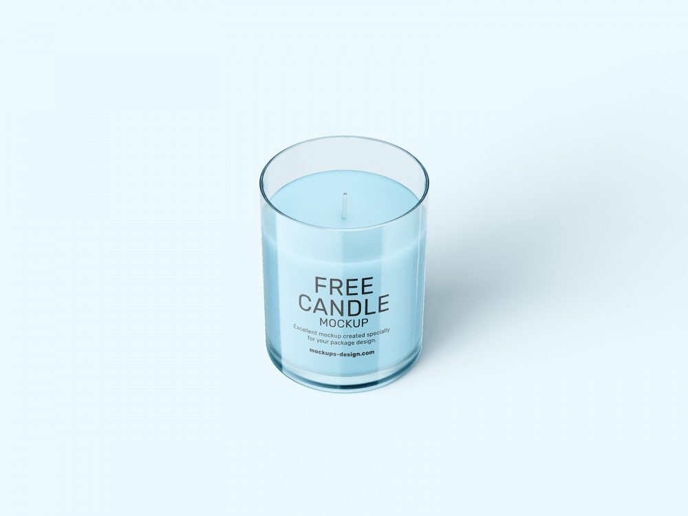 Free Сandle Mockup