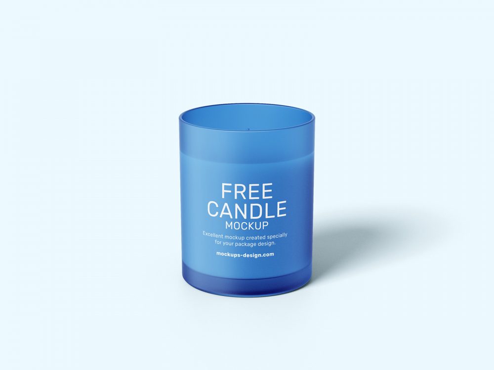 Free Сandle Mockup
