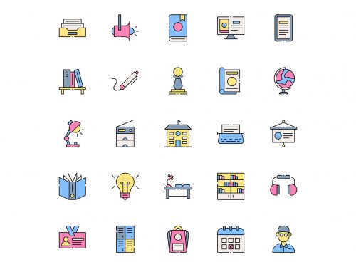 Librarian Vector Icons