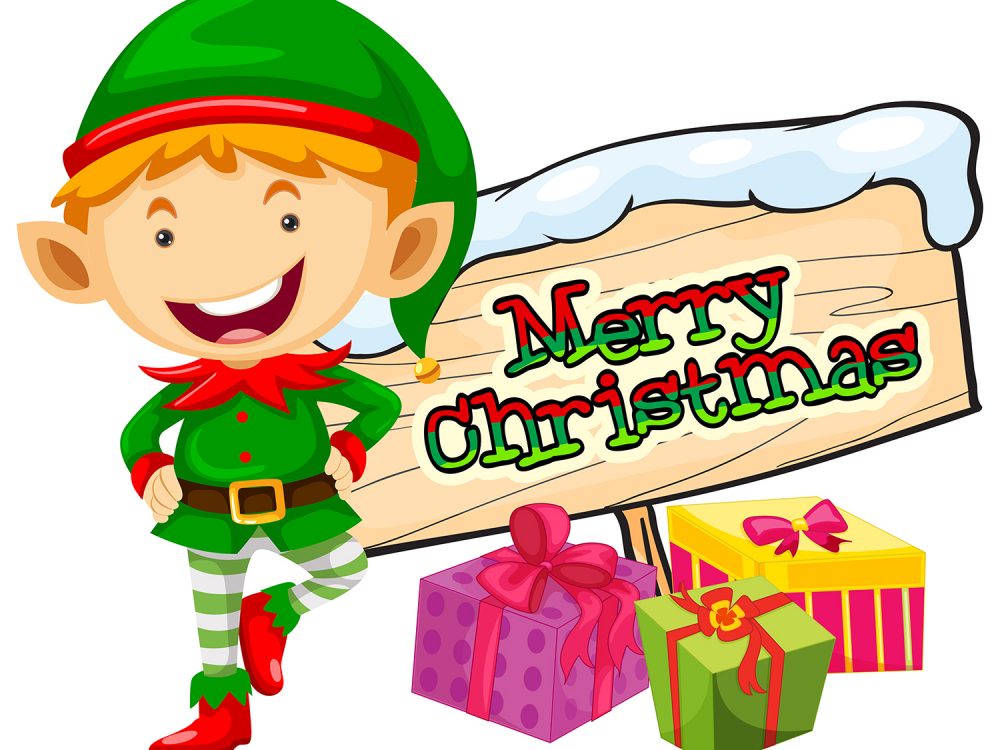 Merry Christmas and Happy New Year Illustration