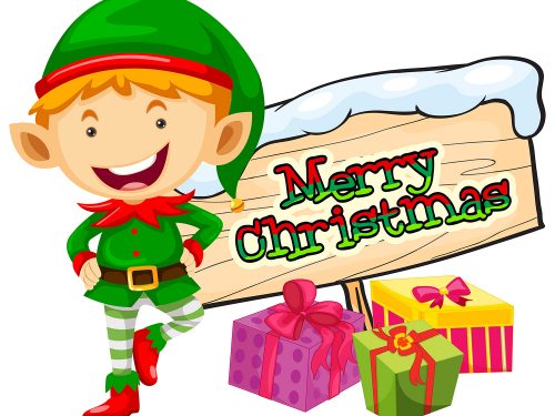 Merry Christmas and Happy New Year Illustration