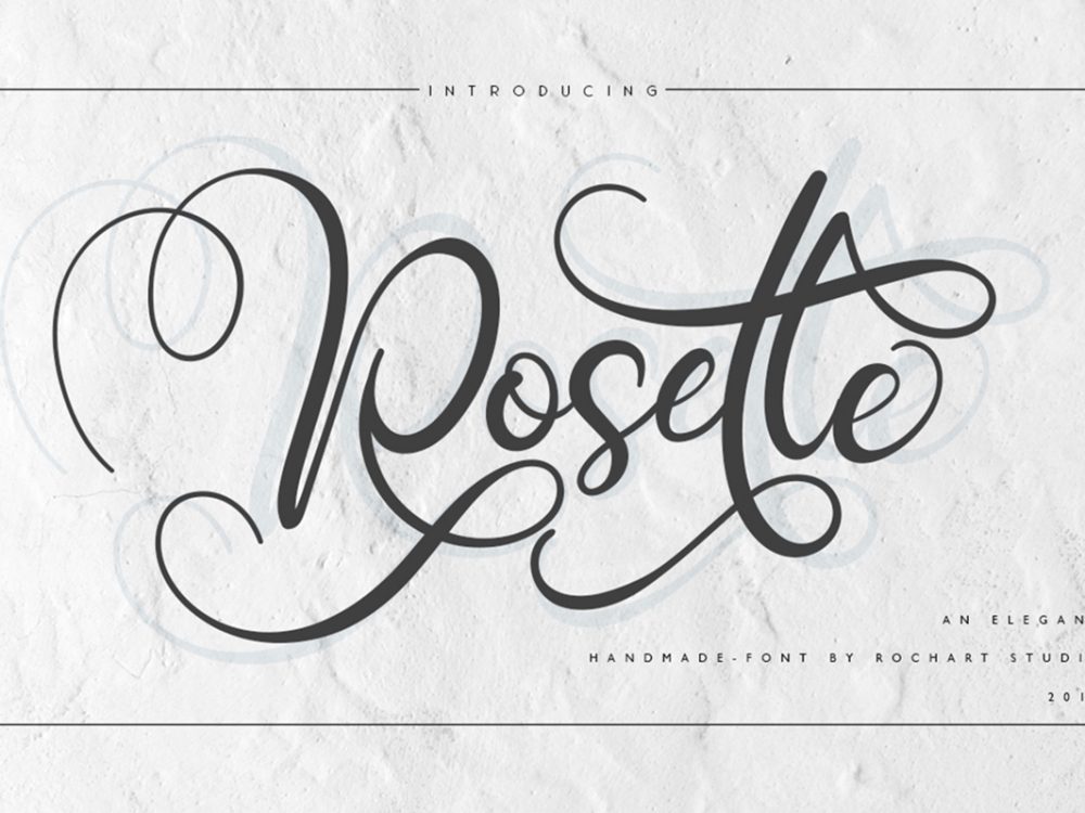 Rosette Free Font