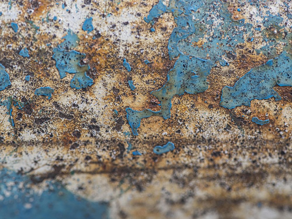 Rusty Blue Metallic Texture