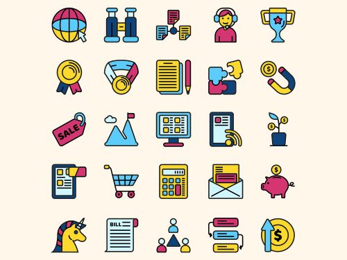 Startup Colored Icons