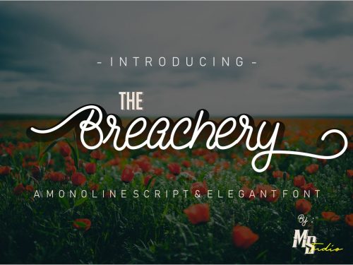The Breachery Free Font
