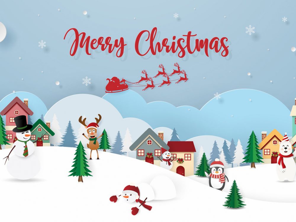 Winter Landscape Illustration