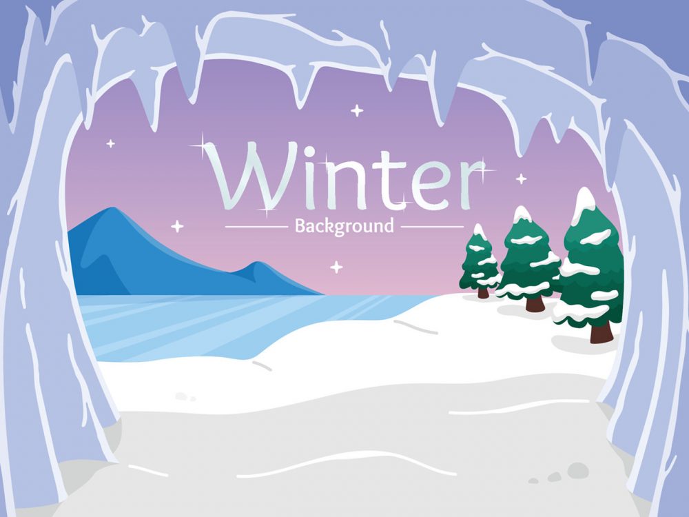 Winter Landscape Illustration