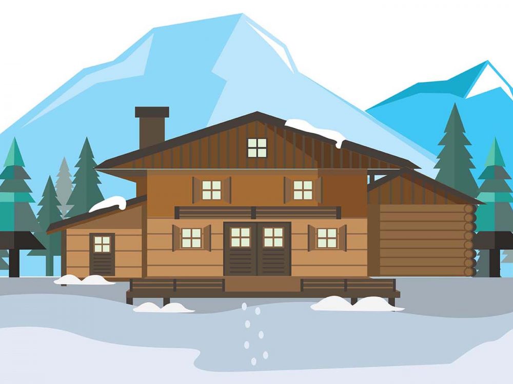 Winter Landscape Illustration