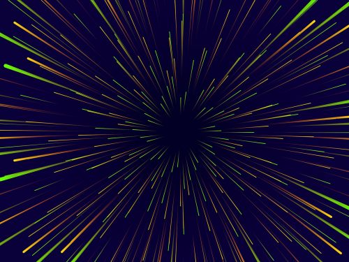 Abstract Neon Lights Background