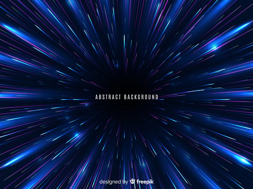 Abstract Neon Lights Background