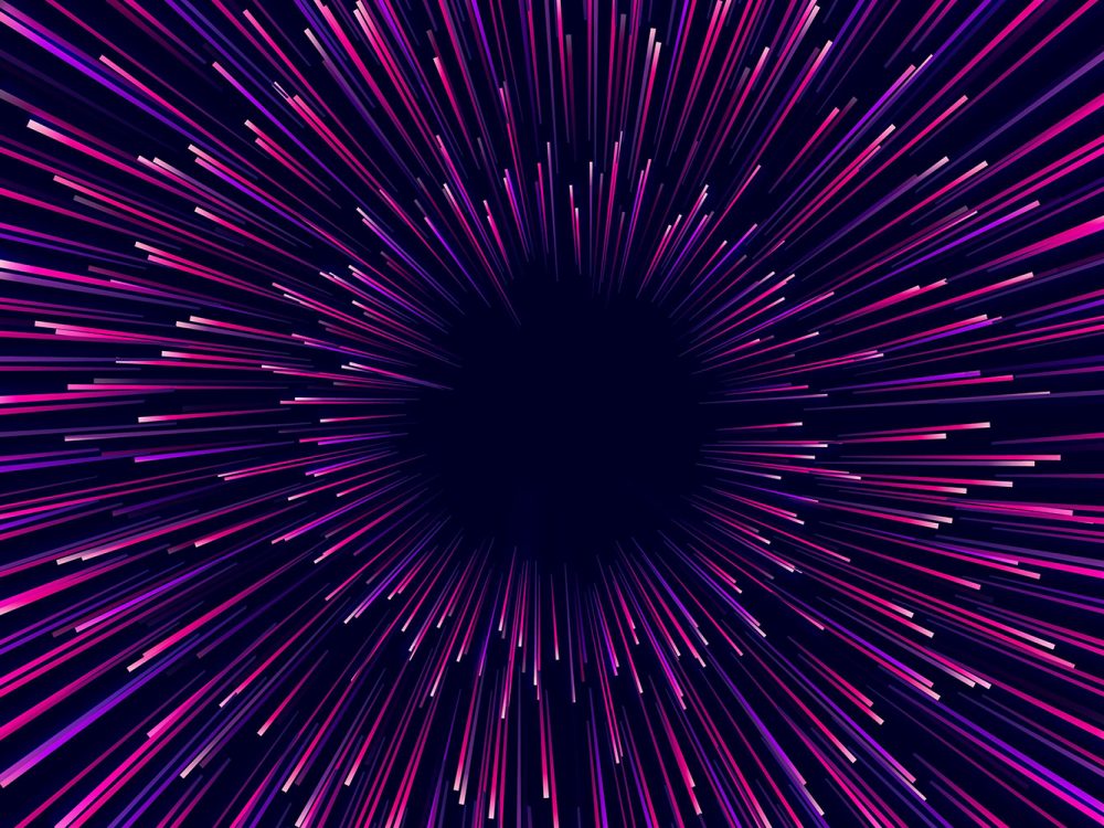Abstract Neon Lights Background