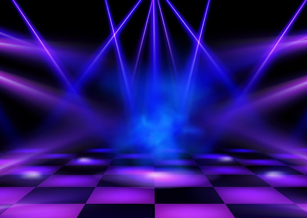 Abstract Neon Lights Background