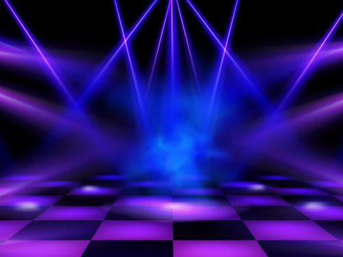 Abstract Neon Lights Background